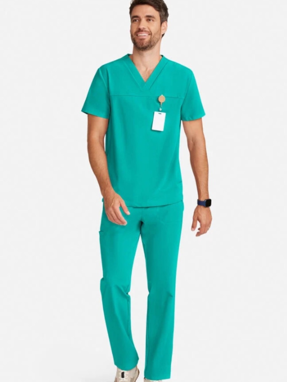 Collection V Neck Top/slim Pants Scrub Medical Set | S